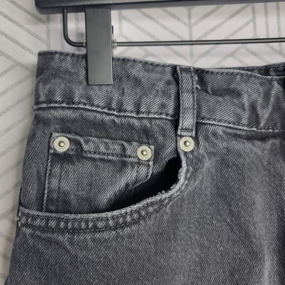 ASOS Black Jean Pelmet Skirt Sz 0 - Picture 4 of 11